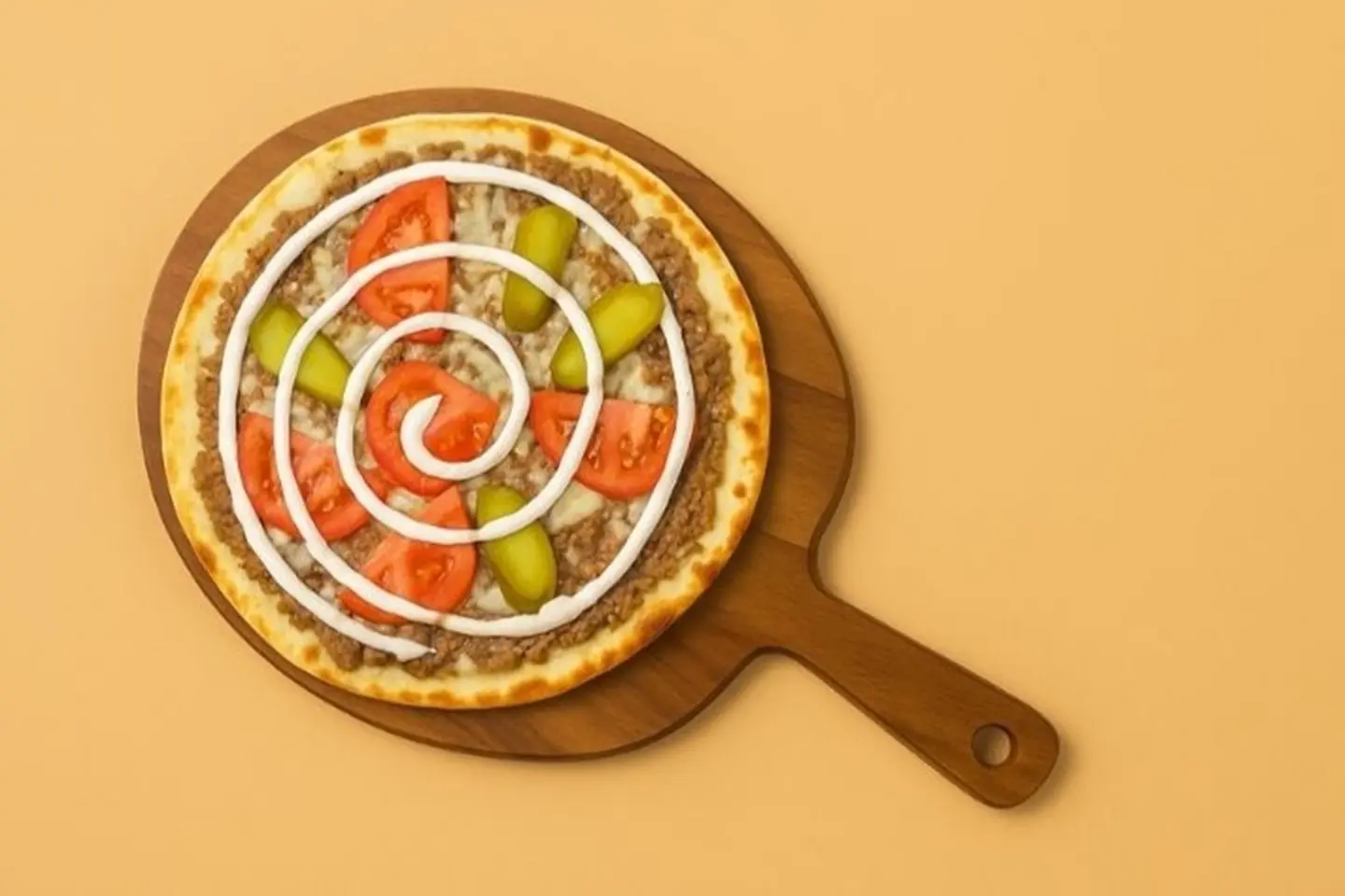 فطيرة كفتة وجبن   - عجين أبيض