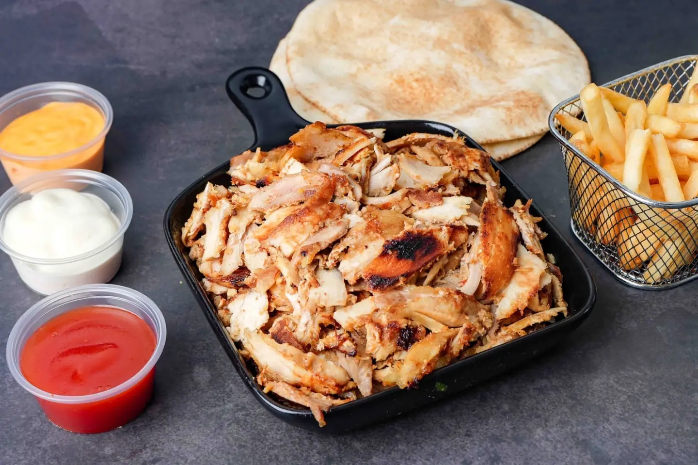 طبق شاورما - صغير