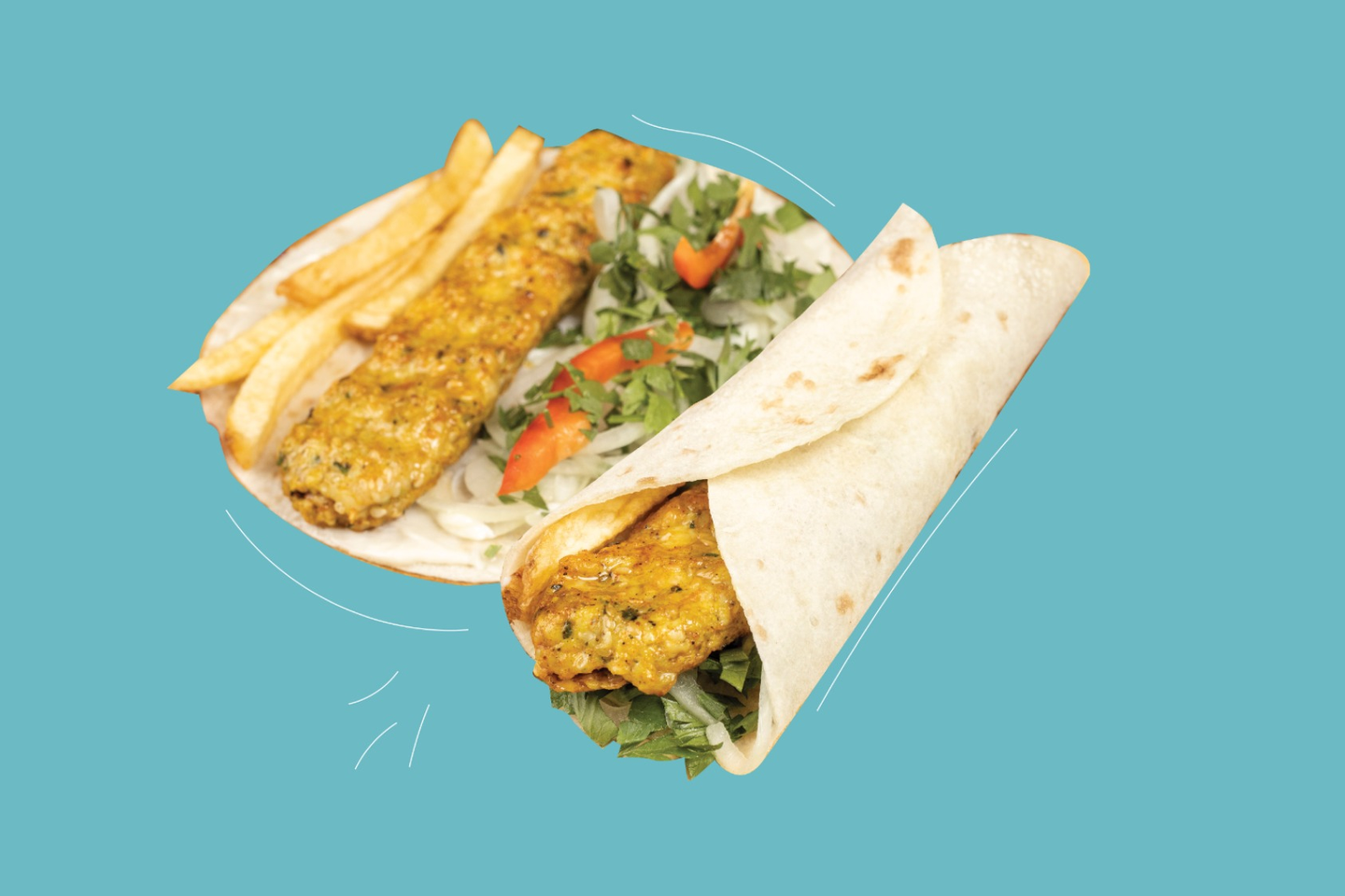 Sesame Kebab Chicken   - Small