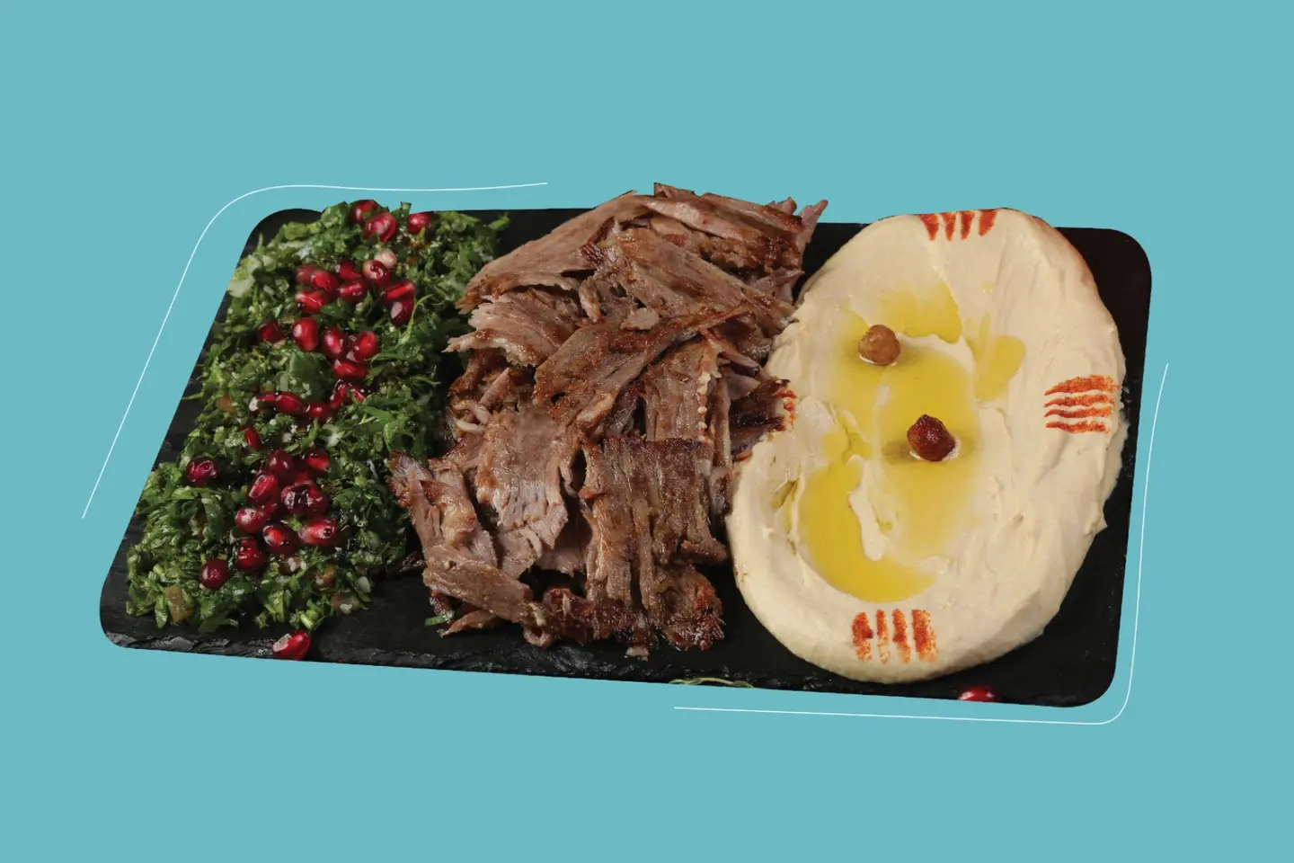 Mixat Shawarma Lahm Tabboulah  - Small Dish