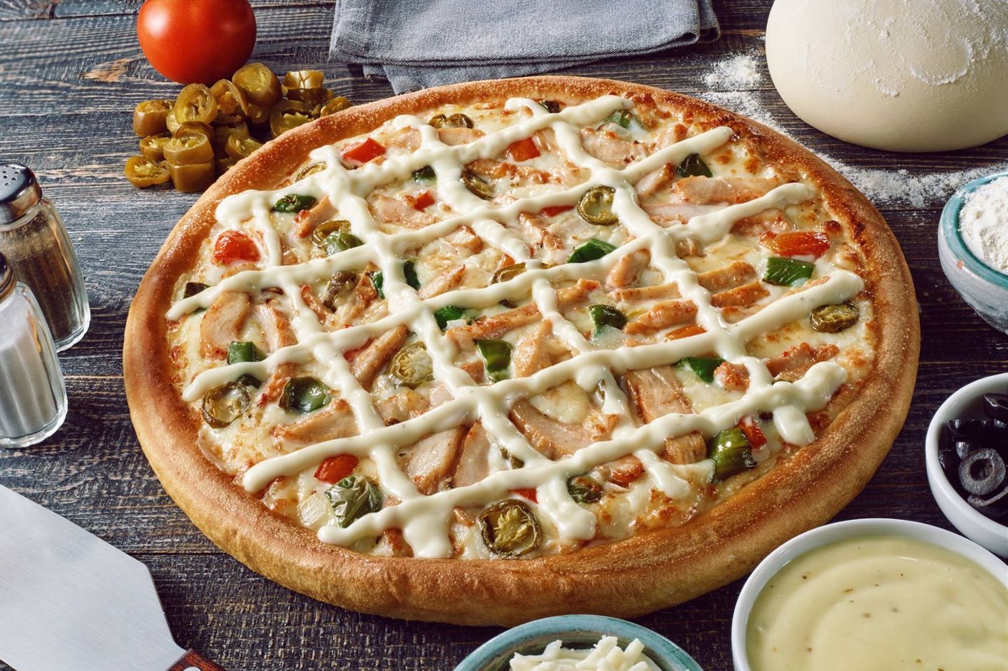 Chicken Ranch Pizza - Small Size