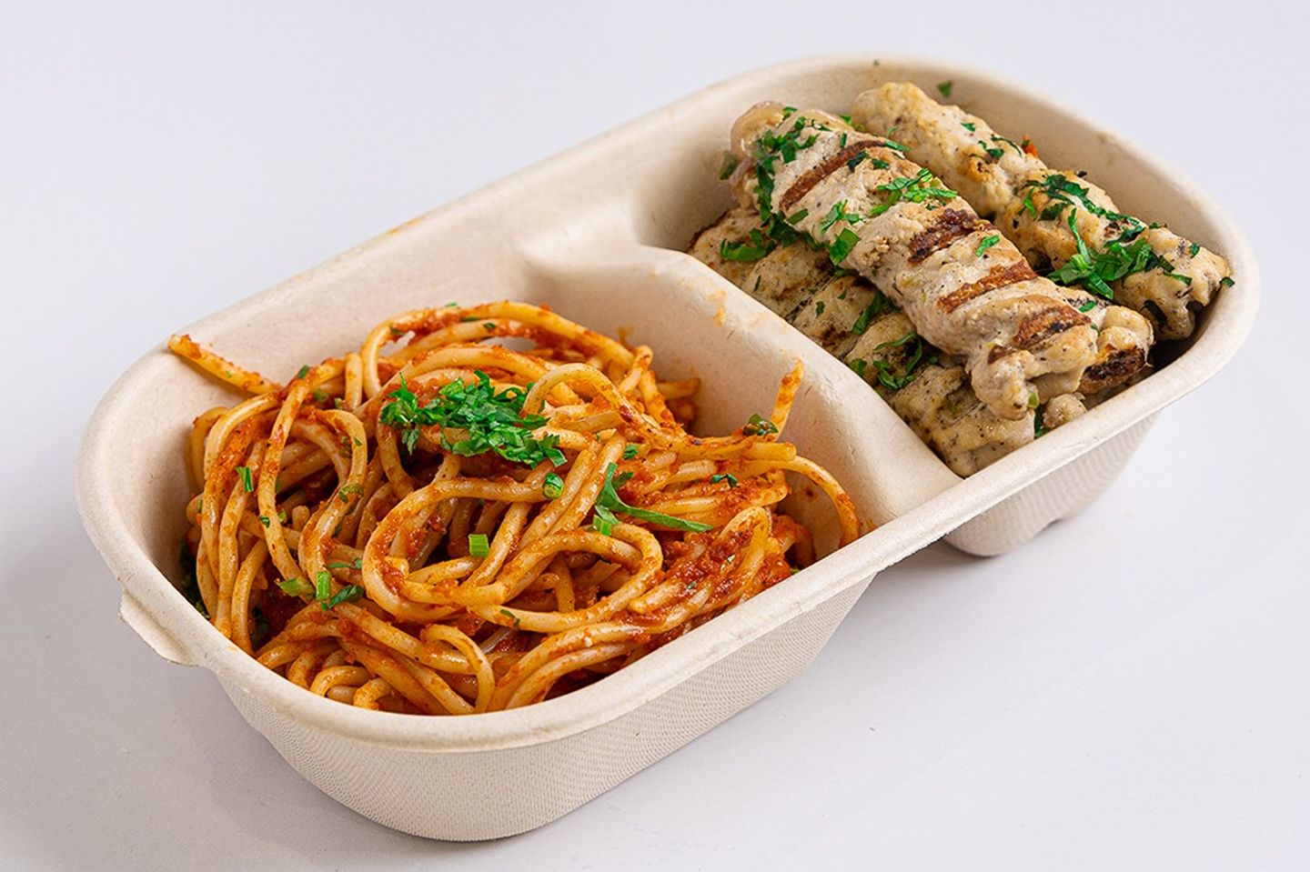 Chicken Kabab With Red Macroni - 100 Gram