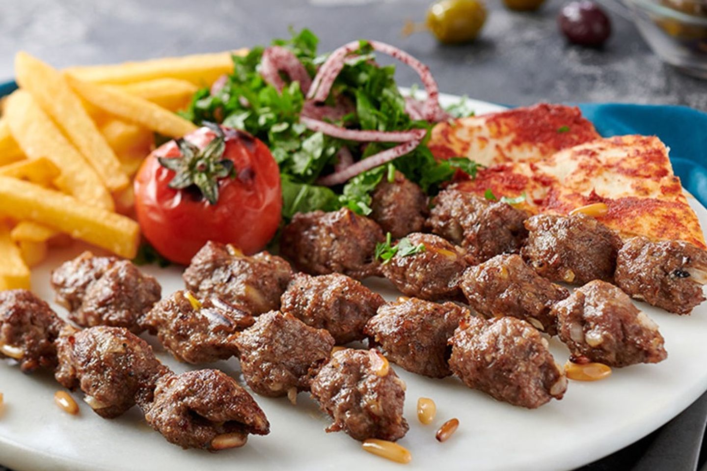 كباب بالصنوبر - لشخص