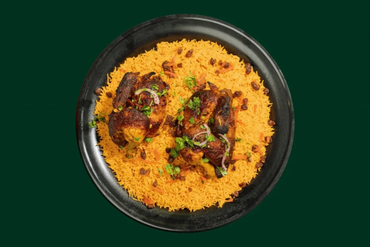 Grilled Chicken With Rice - Quarter