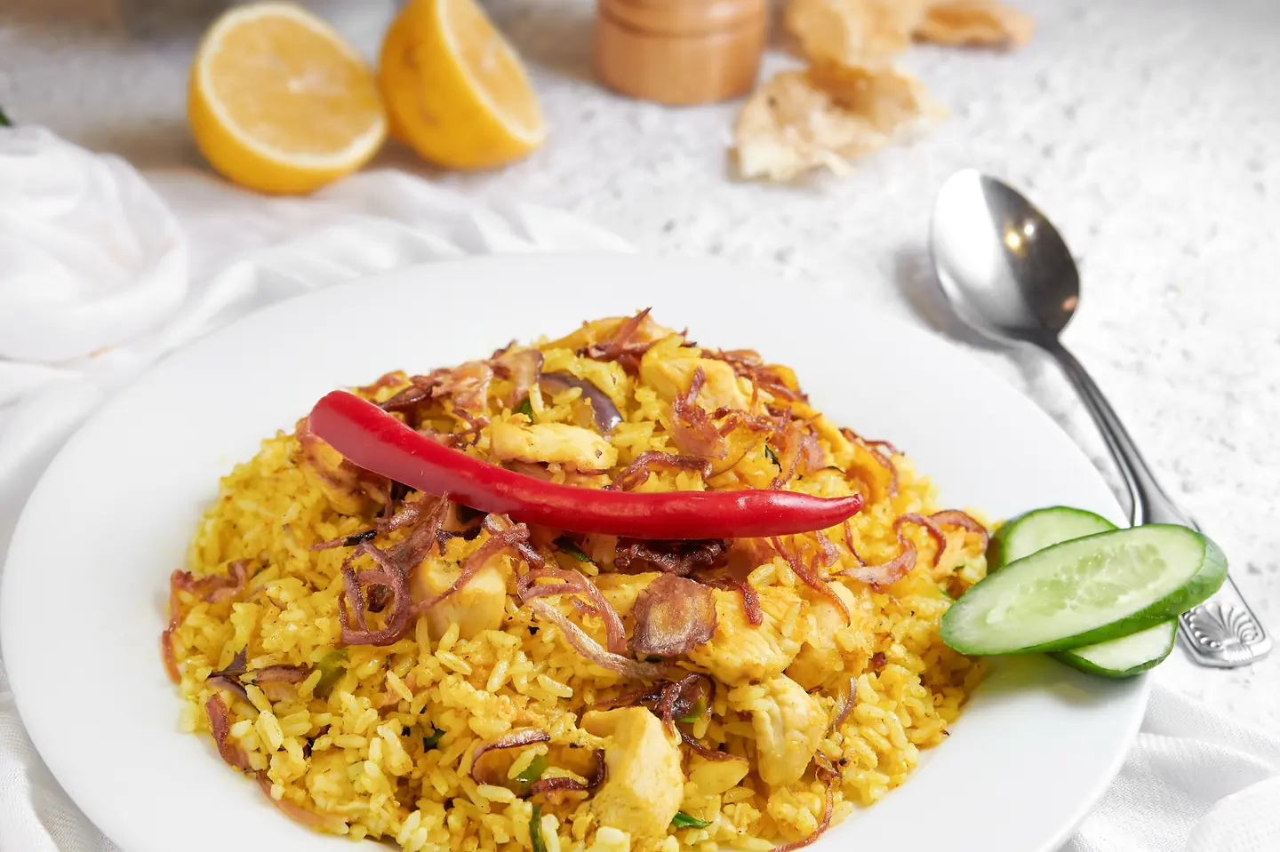 رز مقلي اصفر - سادة