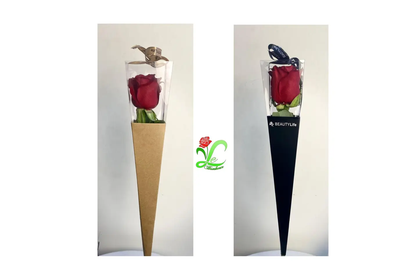 رقم 0 - علبة أسود جوري أحمر