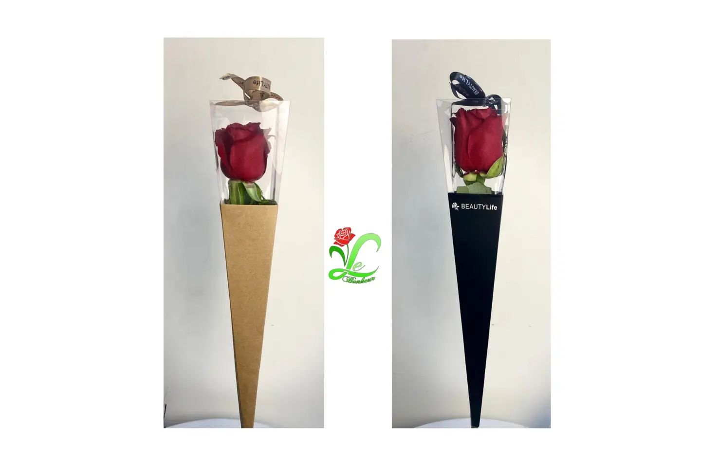 علبة بيج جوري أحمر - علبة أسود جوري أحمر