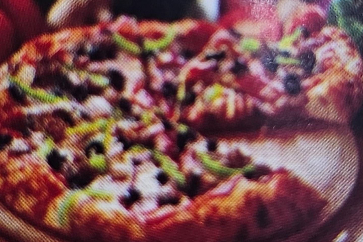 بيتزا خضار  - وسط