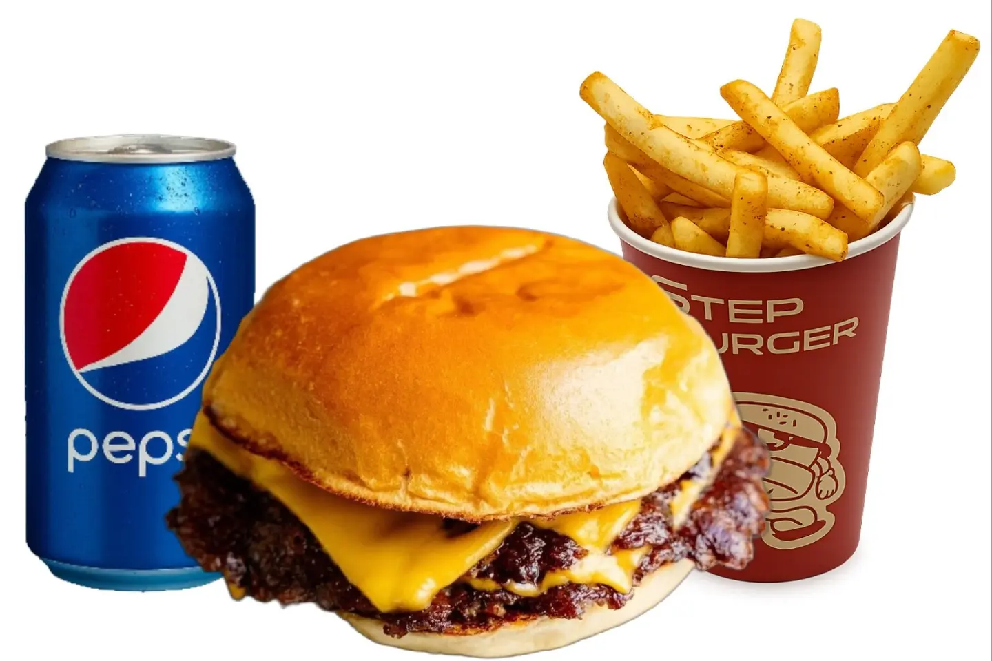 وجبة برقر لحم - عادي