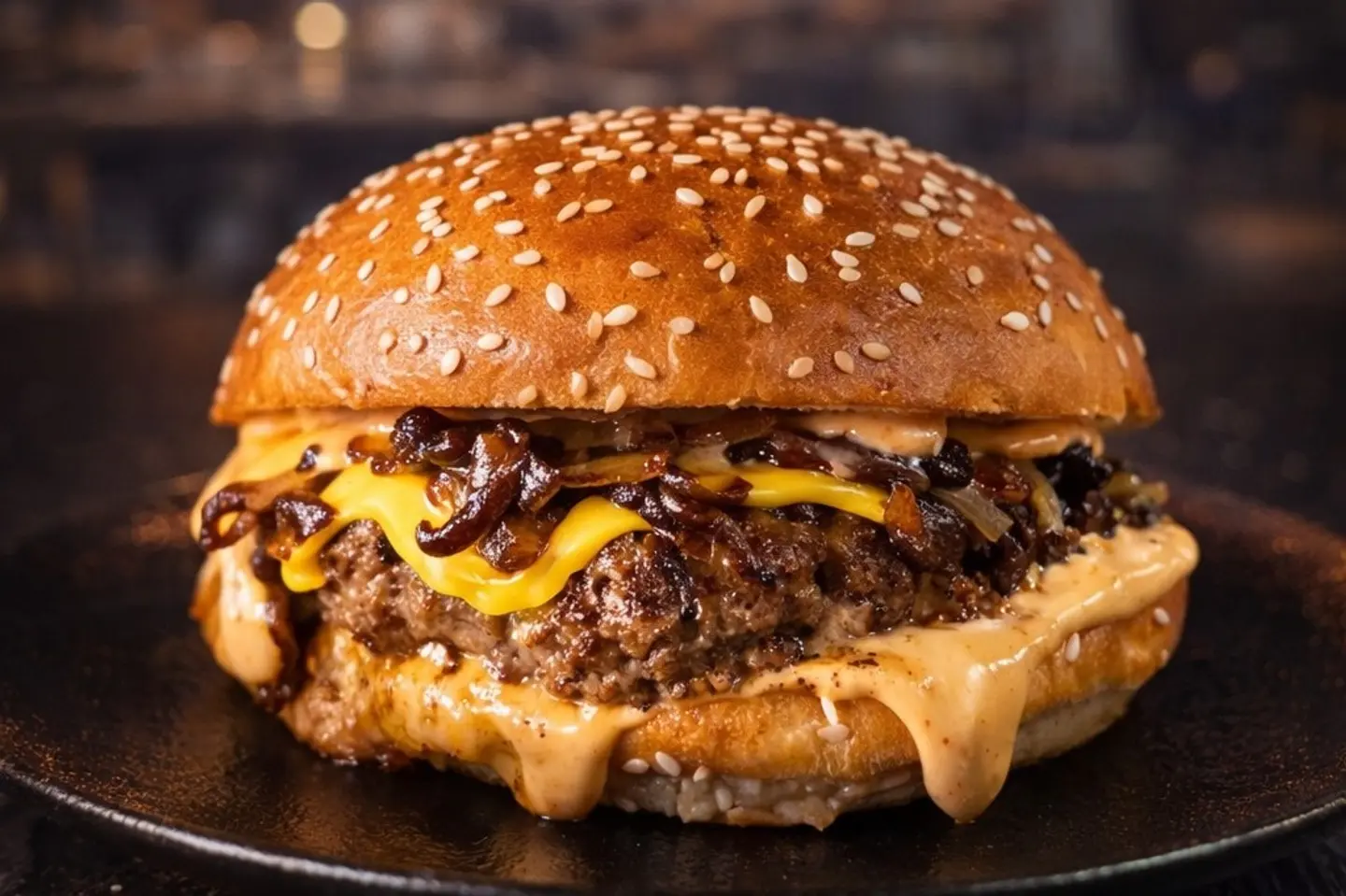 Caramelized Onion Burger - Double