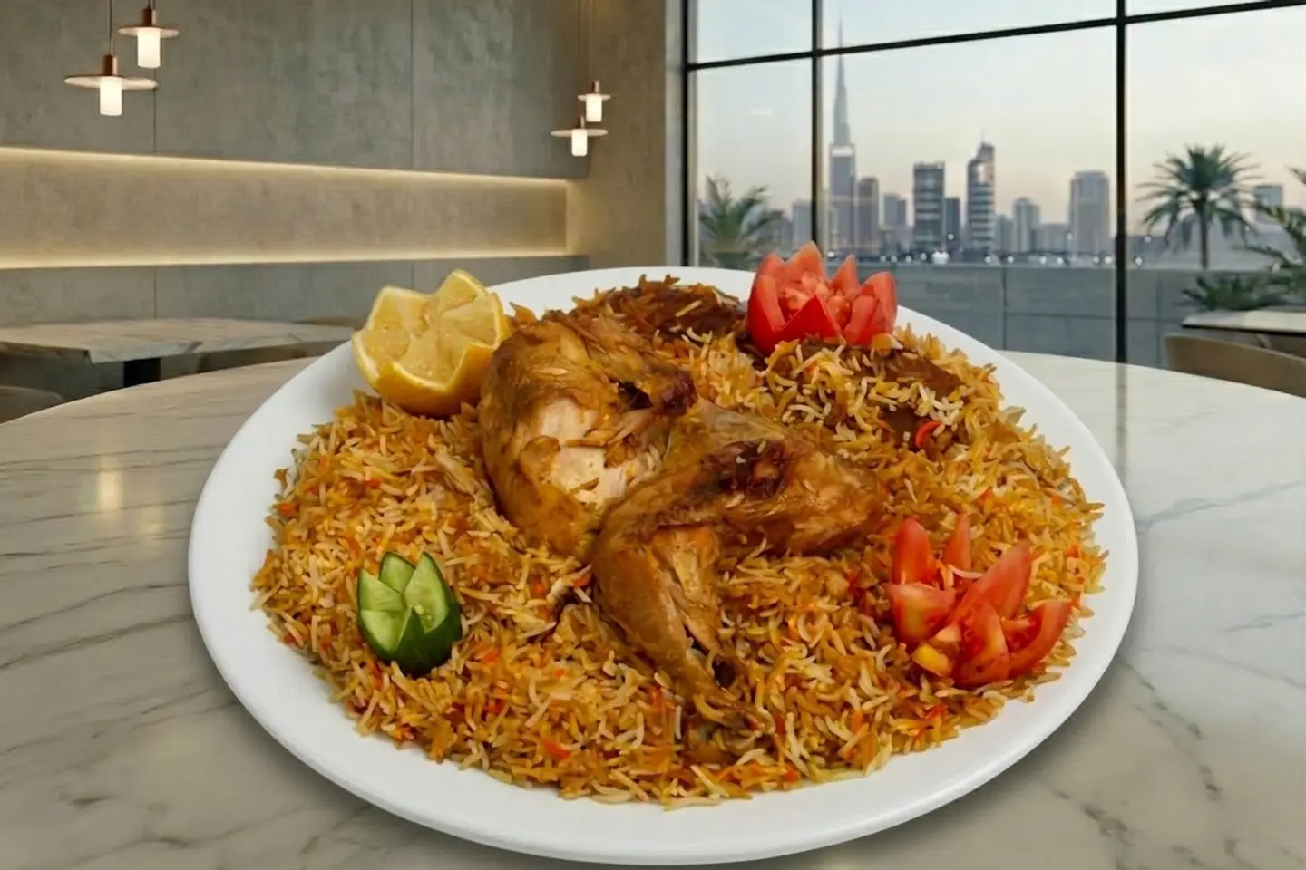 دجاج زربيان - نص حبة دجاج