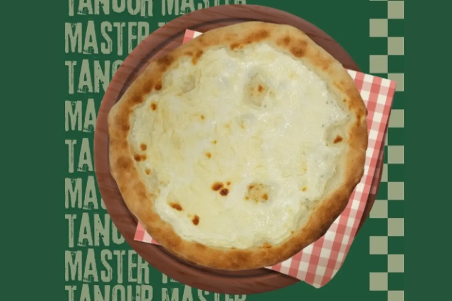 منقوشة جبن سائل - وسط