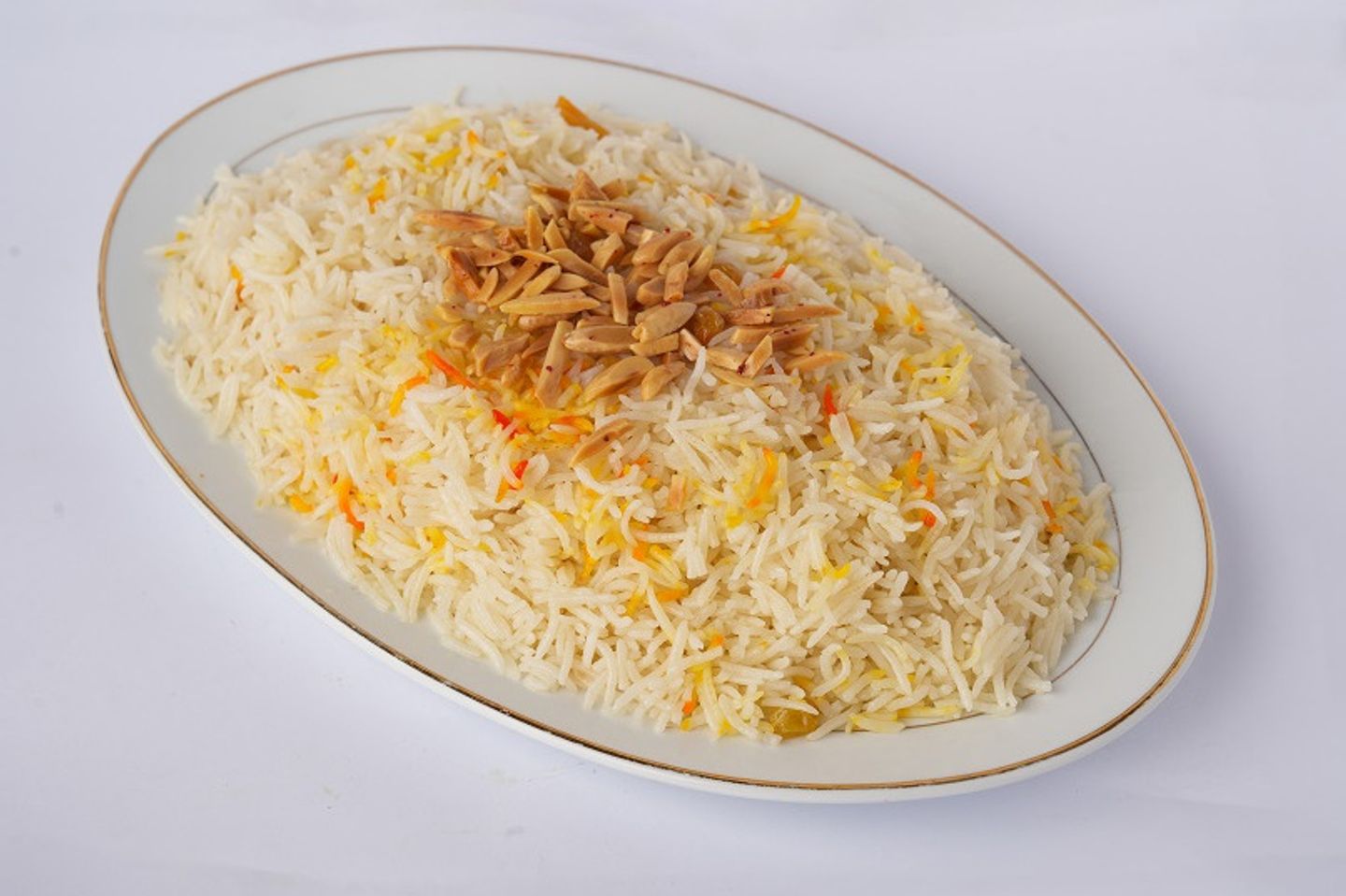 ارز ابيض سادة - وسط