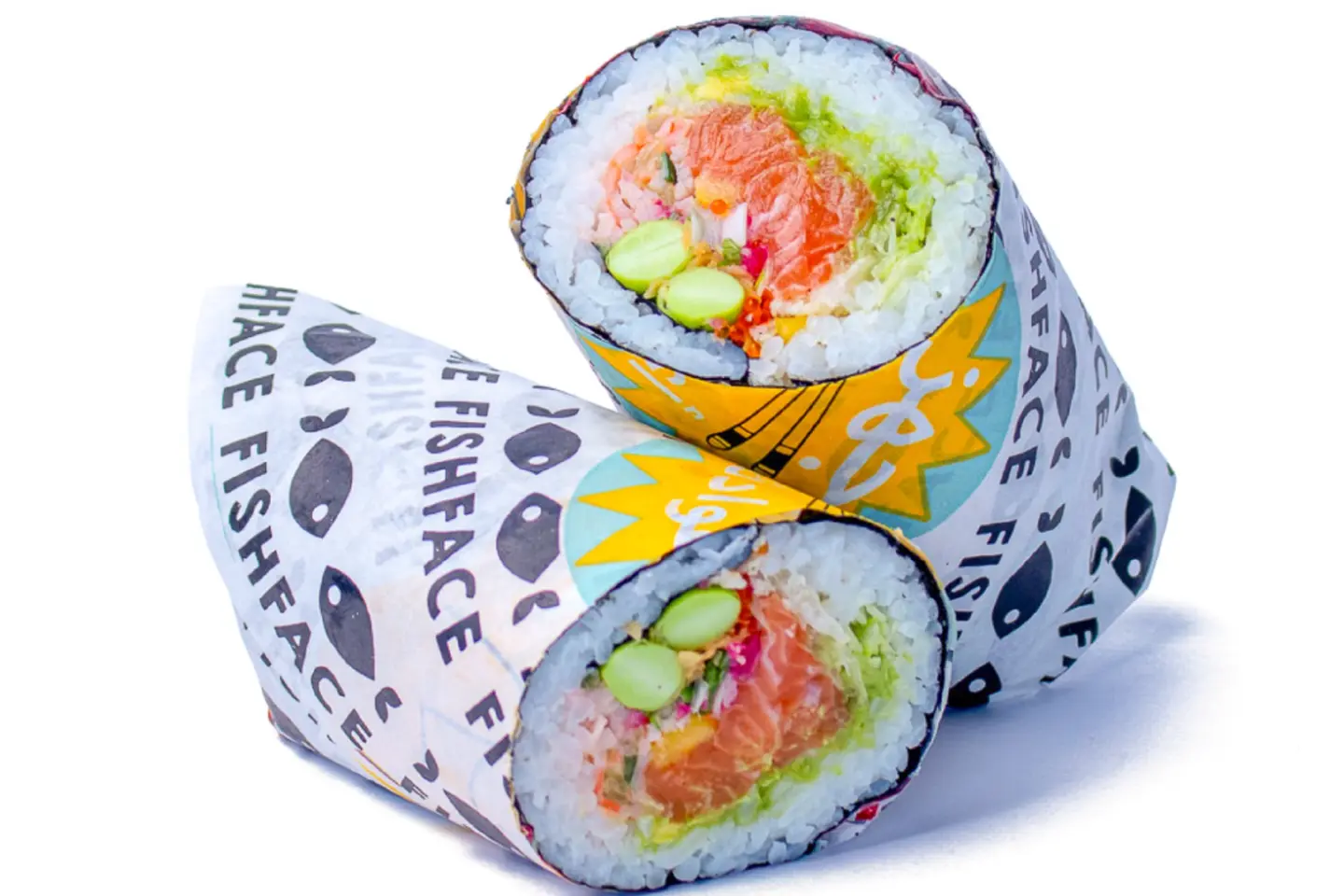 Salmon & Kani (Honey Glaze) Burrito - Small