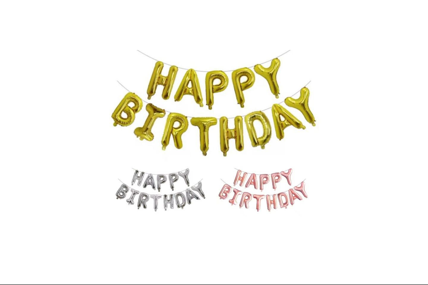 Happy Lowercase Letter Set - Silver