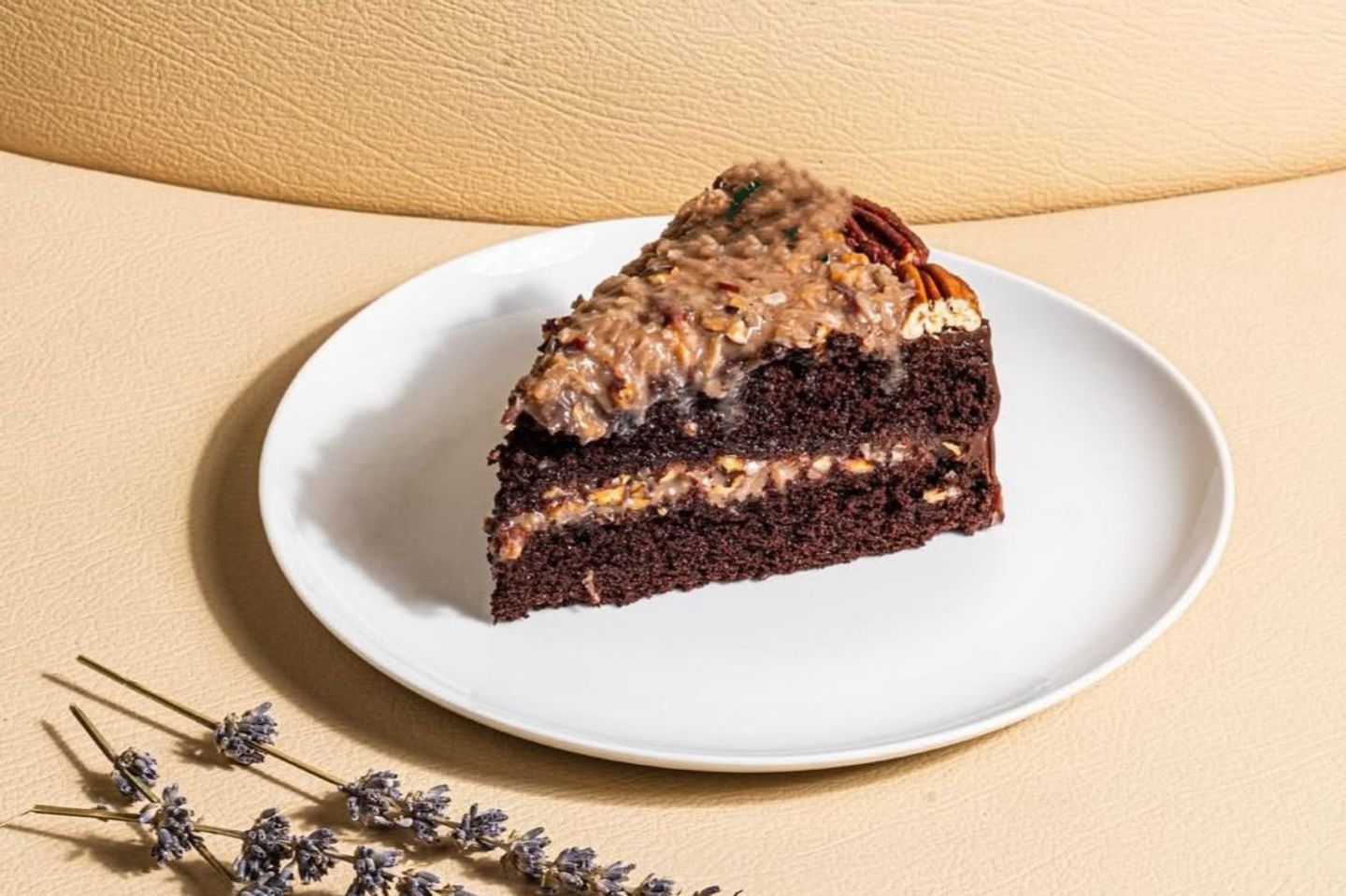 German Chocolate Cake - Slice
