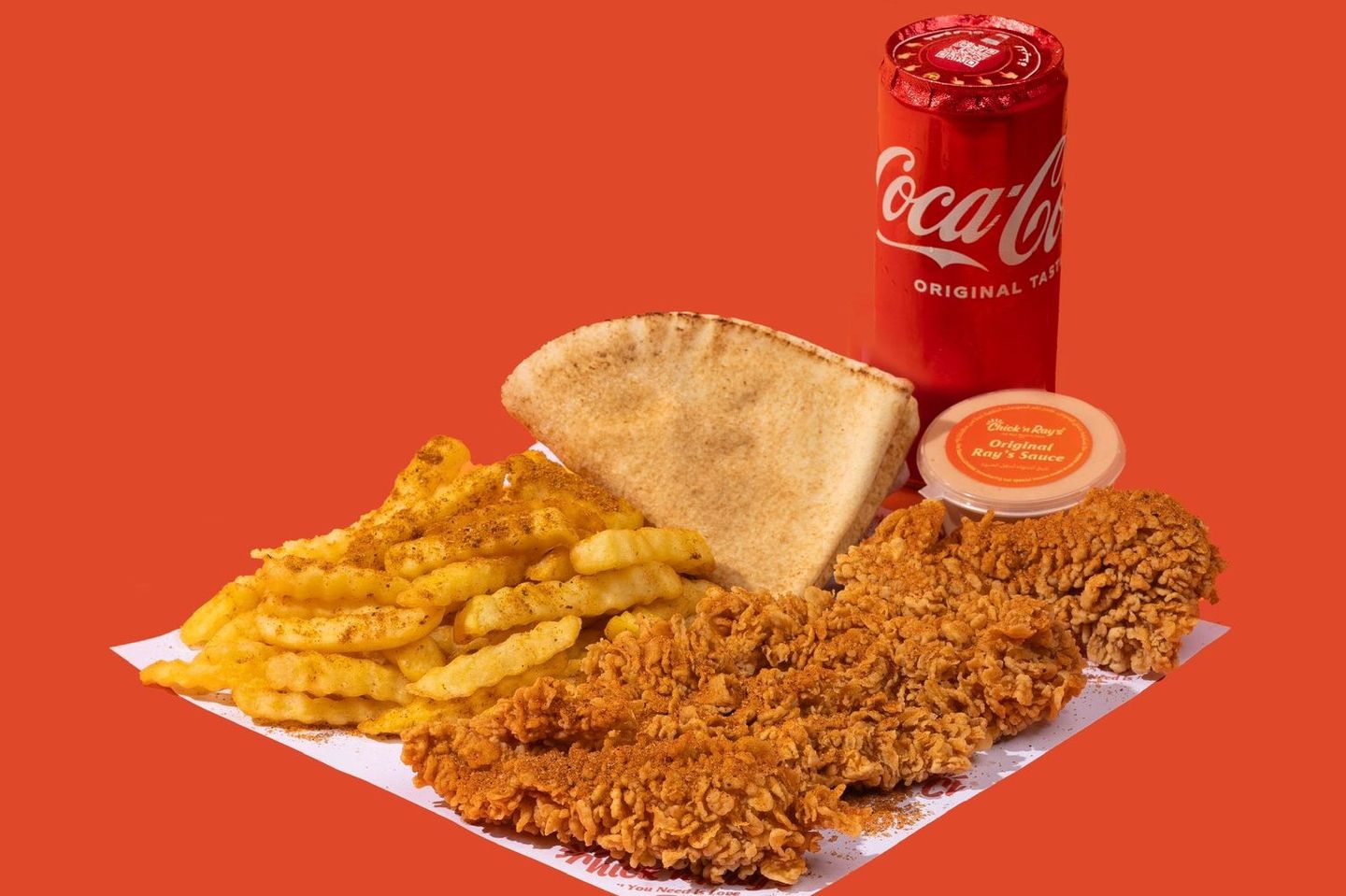 The 4 Box Nashville Spice - Chicken Fingers And Fries