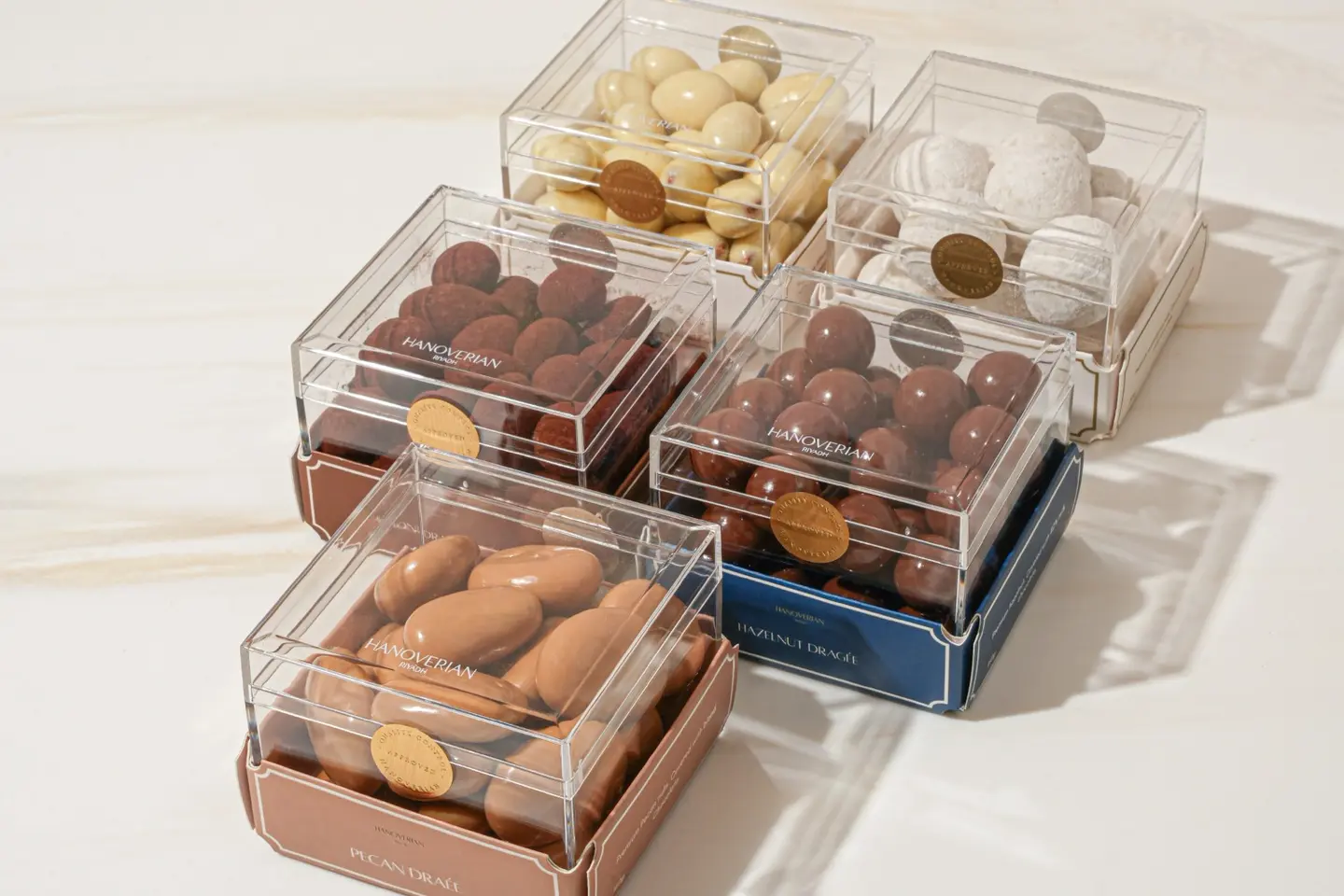 Hanoverian Dragee Nuts 160g - Hazelnut Milk Chocolate