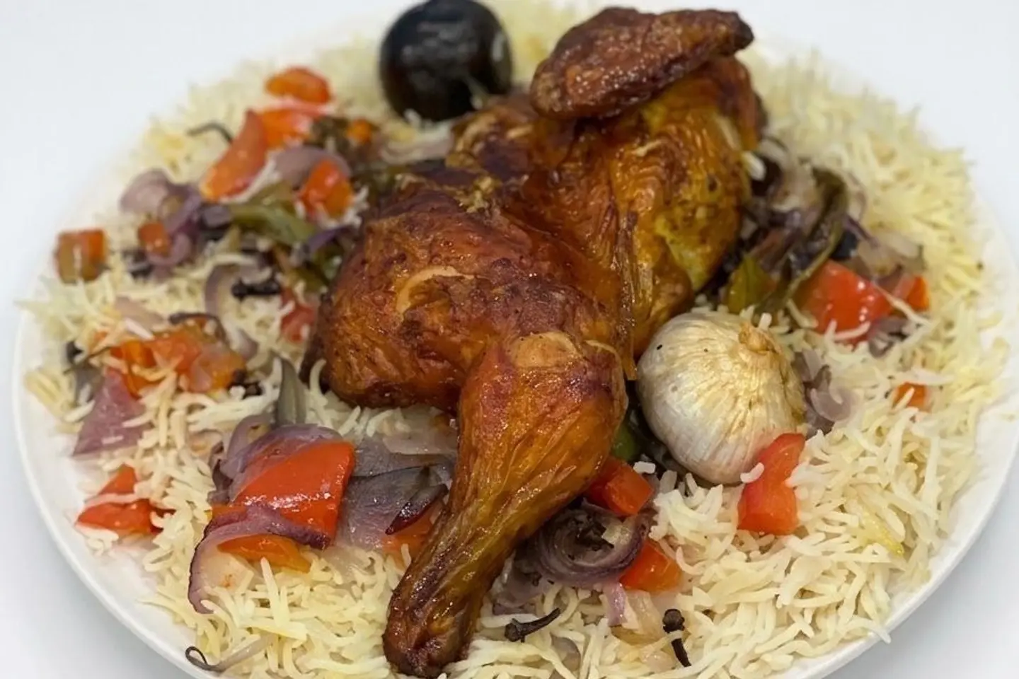 المندي الحساوي - ربع دجاجة