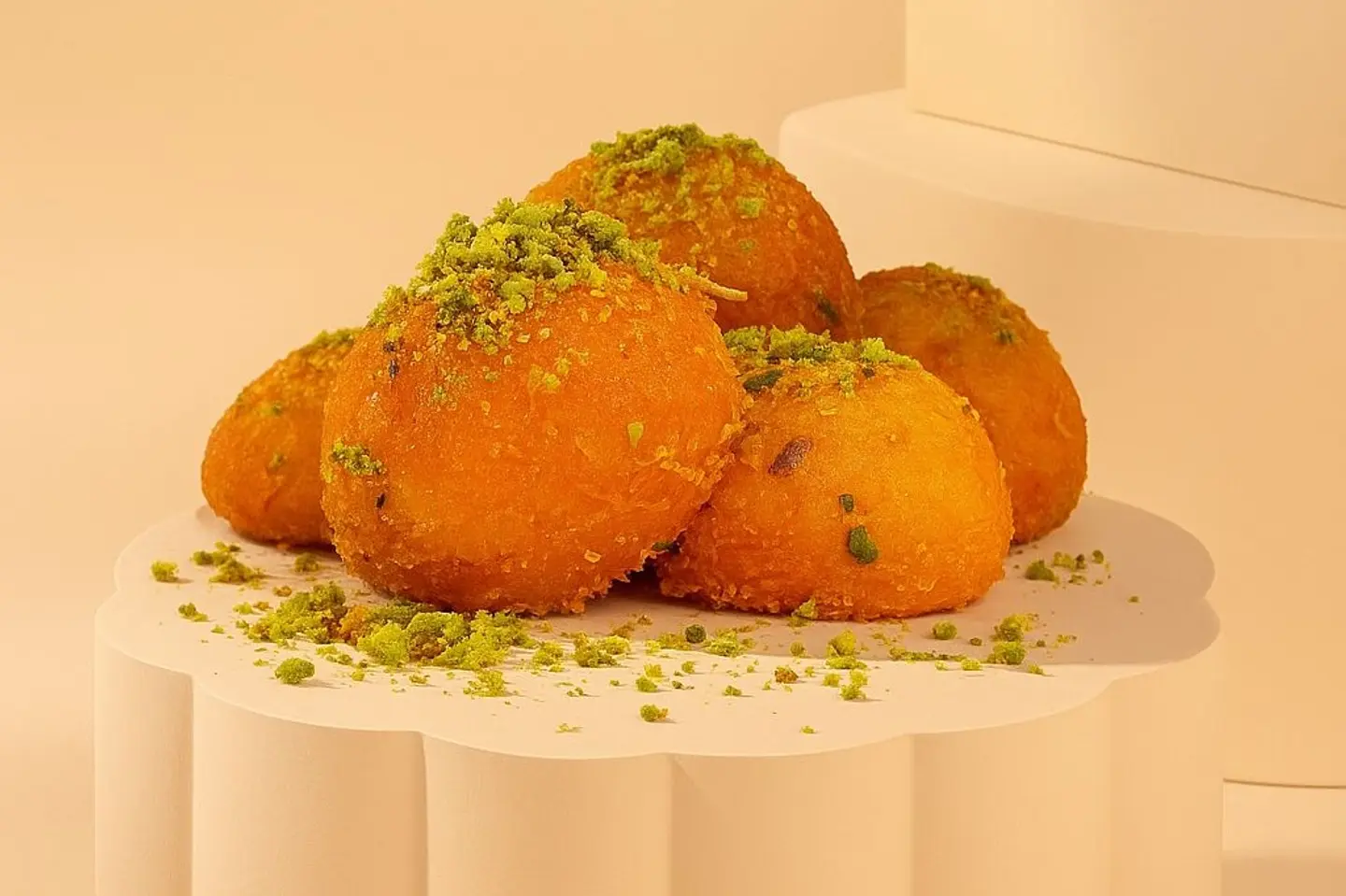 Luqmat  Konafa With Cream - Small