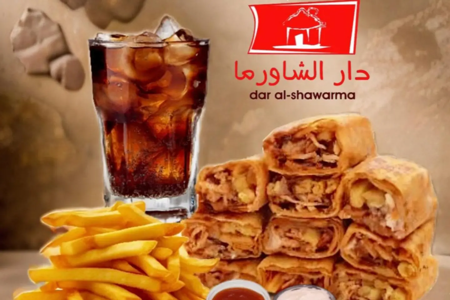 Double Arabian Cheese Shawerma - Large