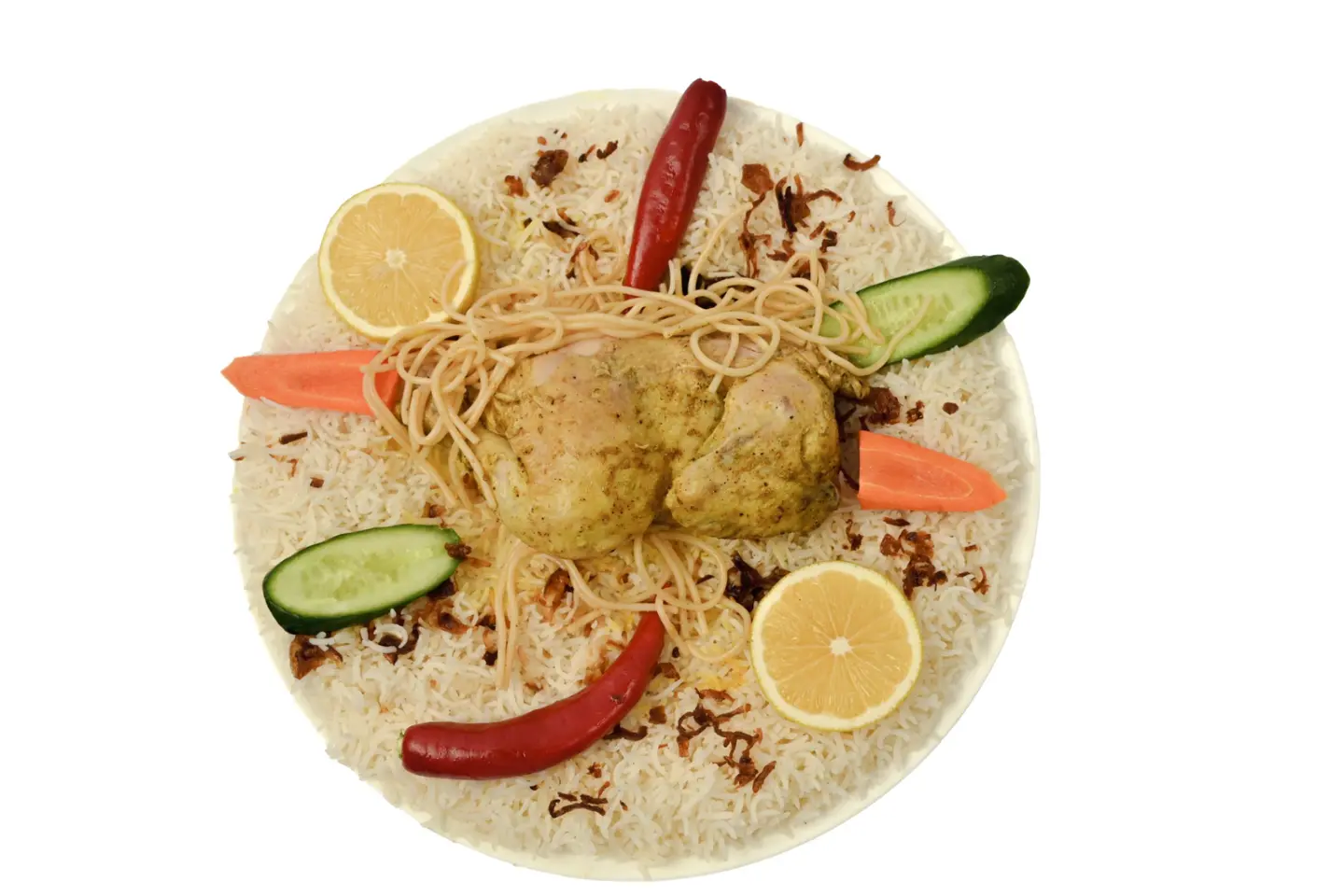 Madfoon Chicken Withh Rice  - Mandi