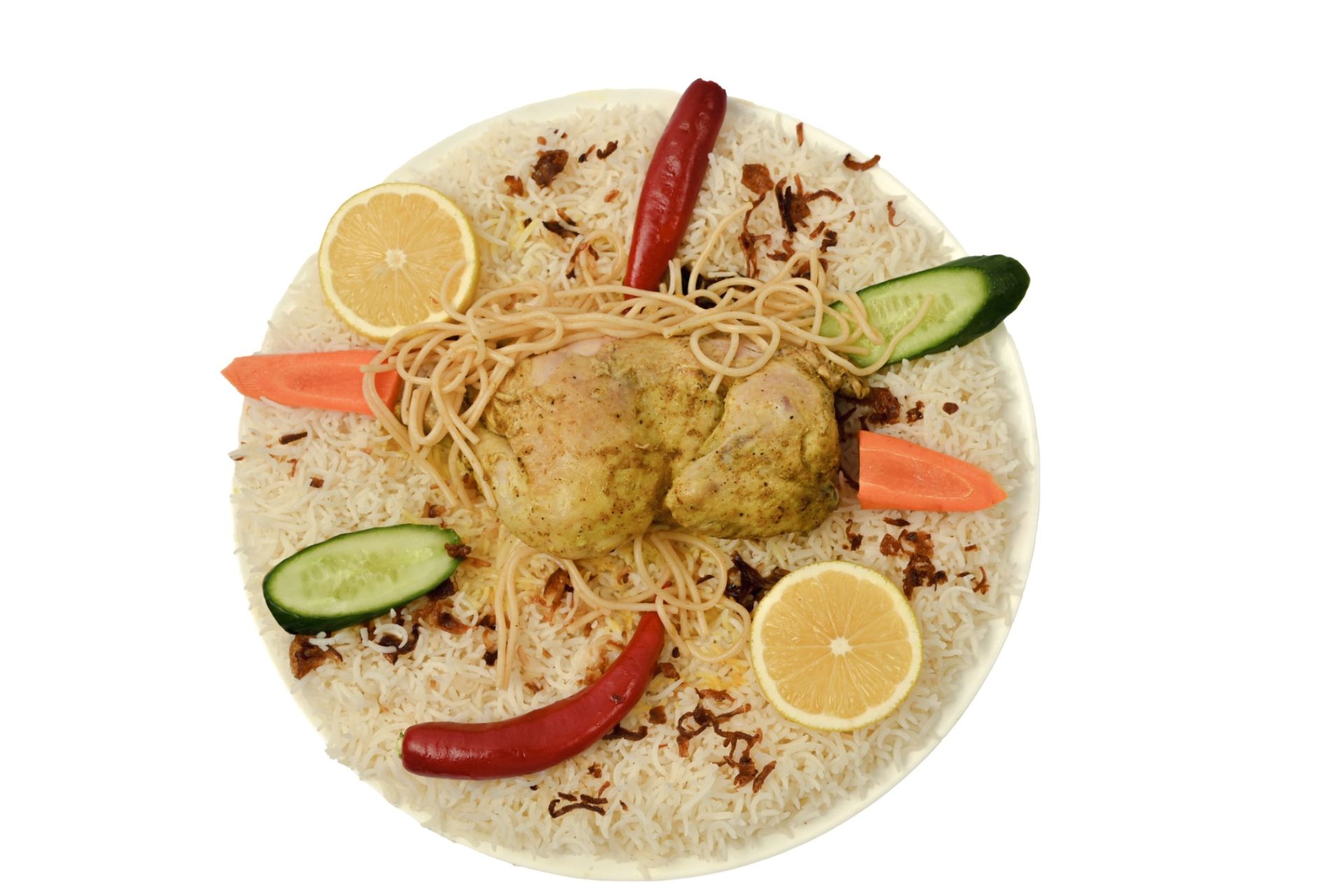 دجاج مدفون مع أرز - مندي