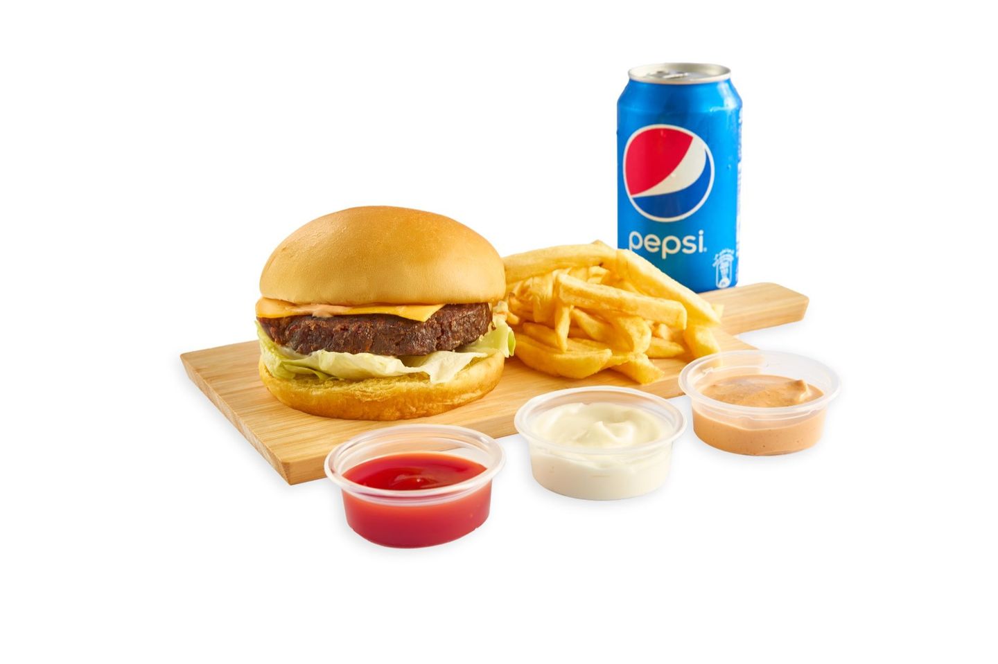 Beef Burger Meal - Double