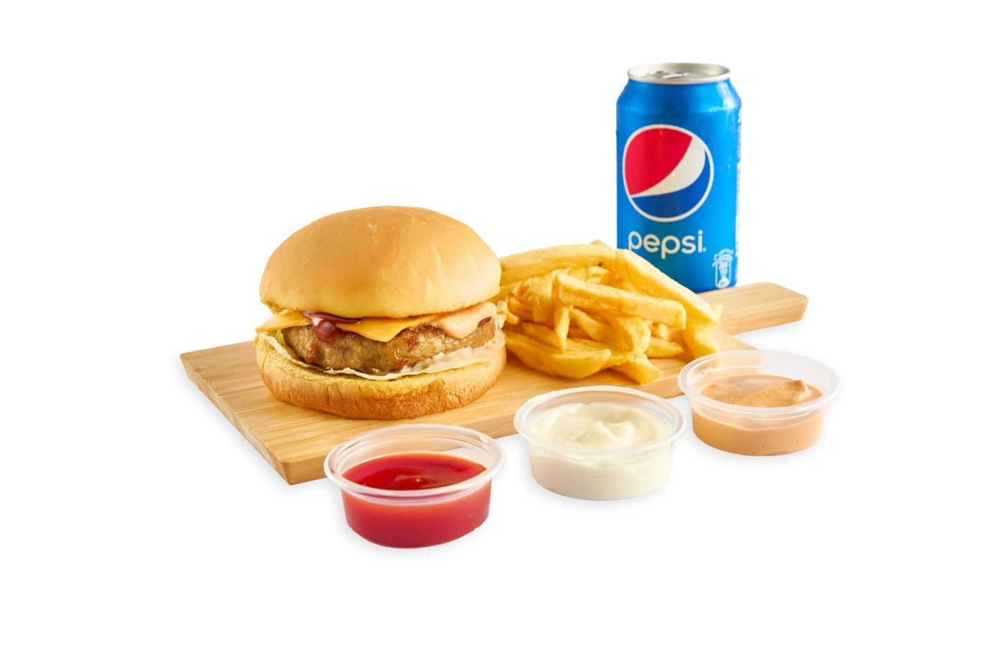 Chicken Burger Meal - Double