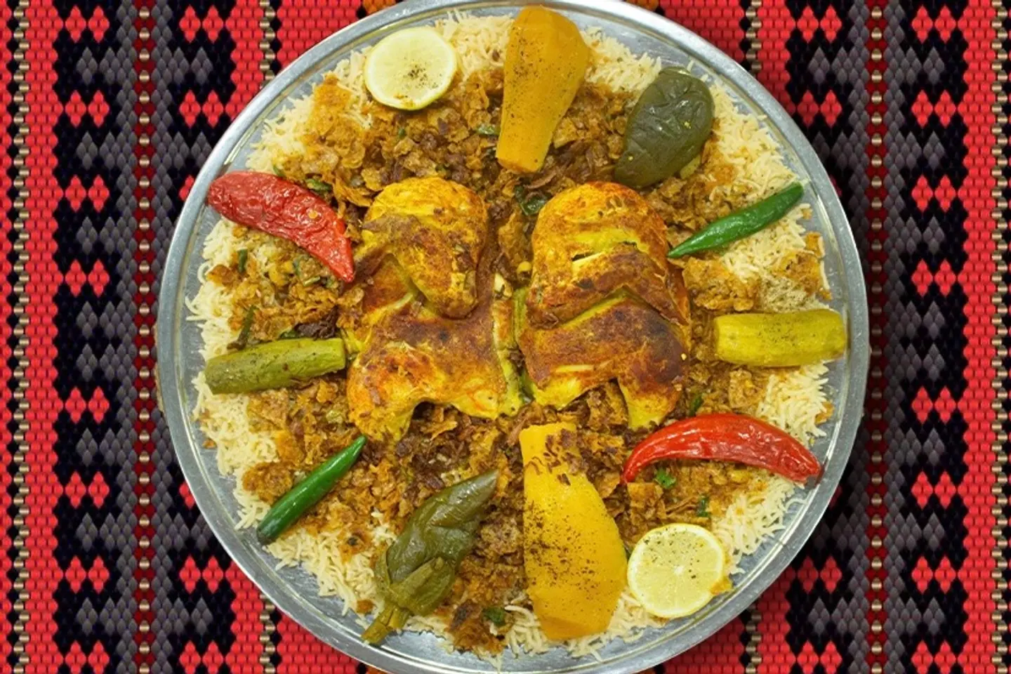 نص دجاج فرن مثلوثه - نص حبة