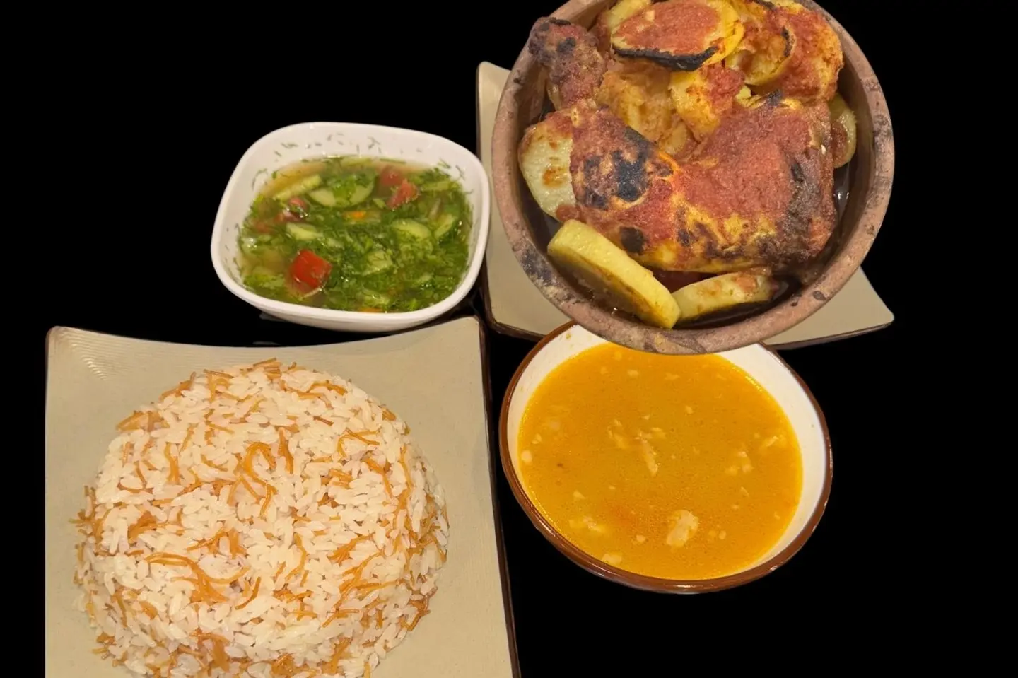 Quarter Chicken Oven Meal - Quarter