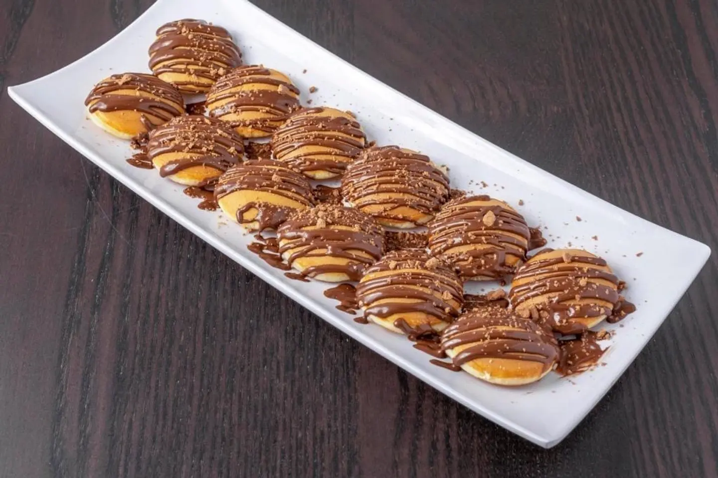 ميني بان كيك بالنوتيلا - وسط