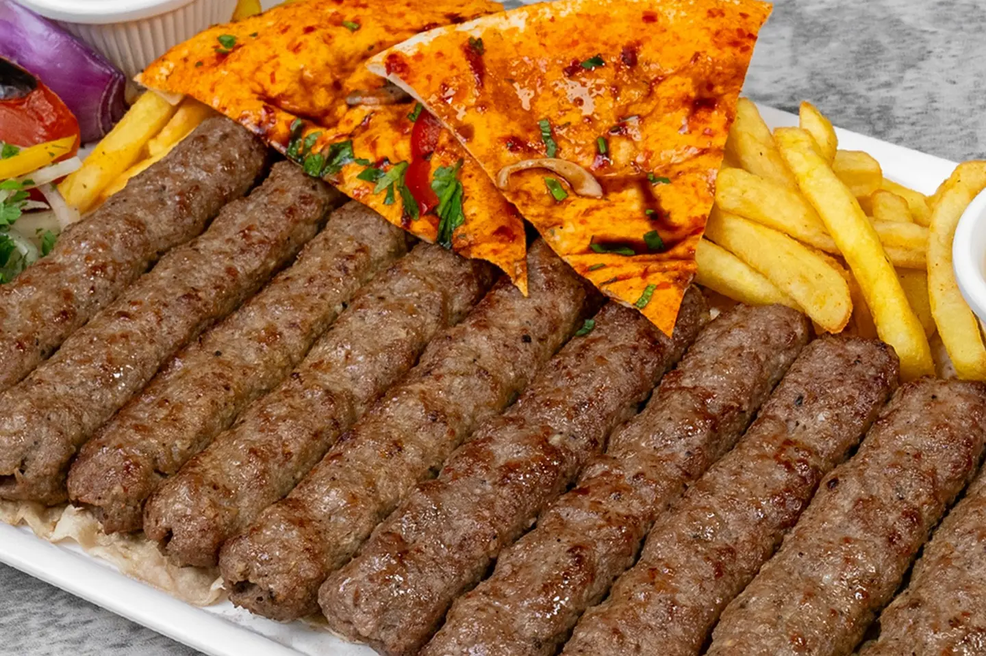 1 Kg Grilled Lamb Kebab - 1 Kg / 16 Skewers