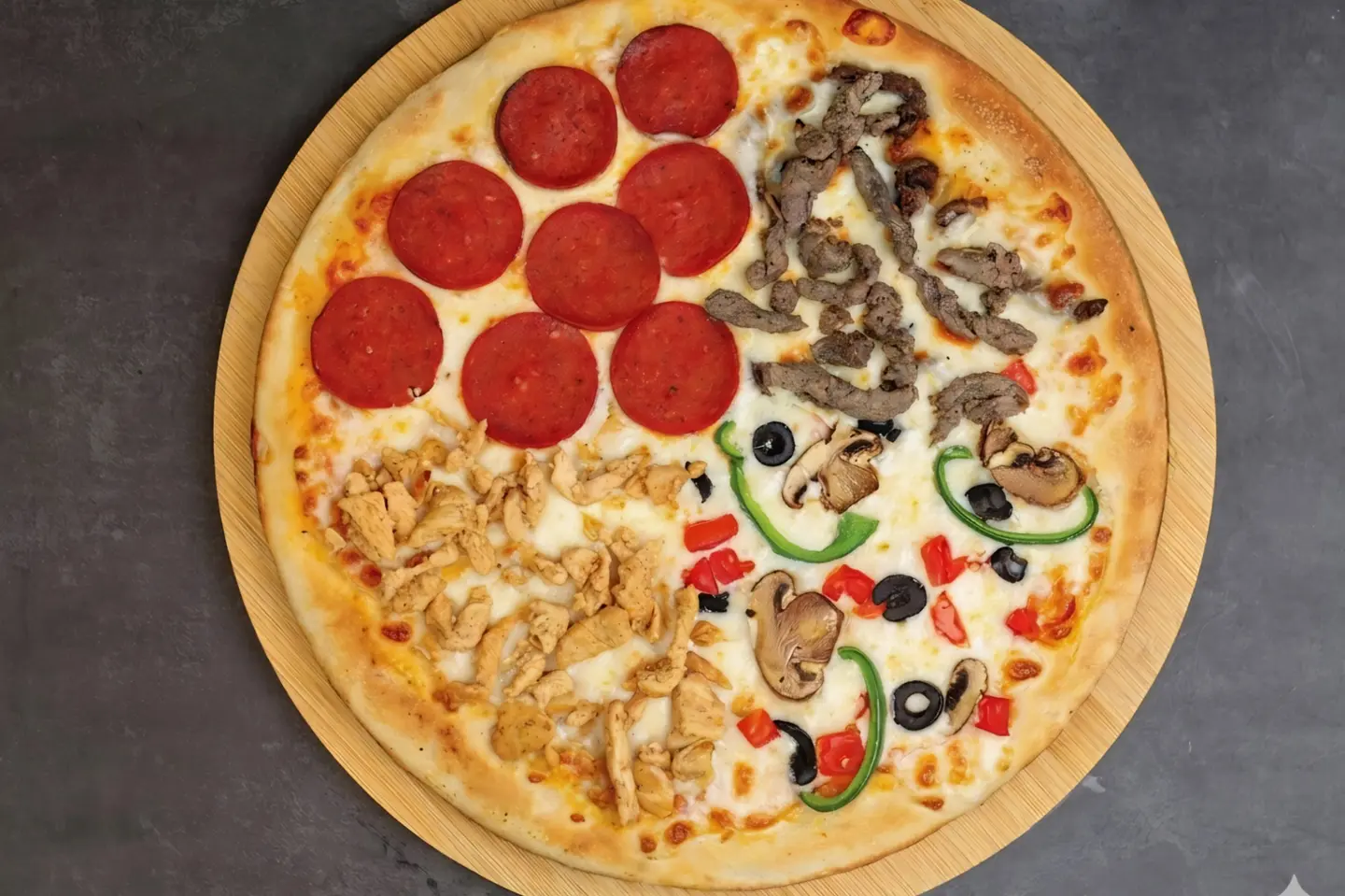 بيتزا حركة وبركة - صغير