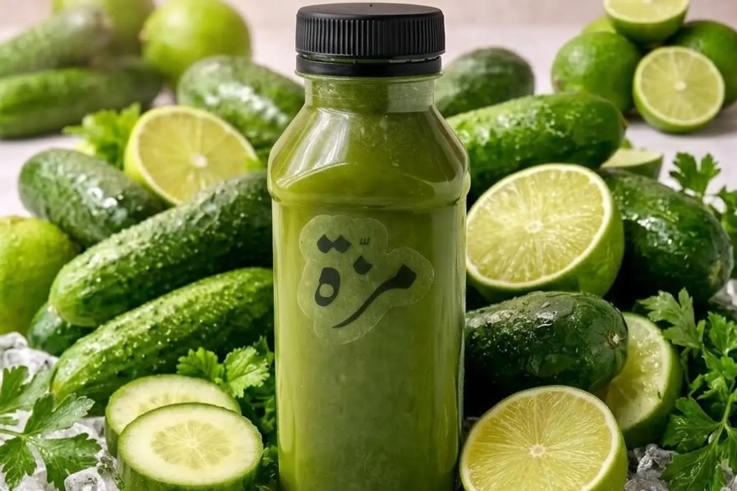 Cucumber With Mint And Lemon Juice - 330 Ml