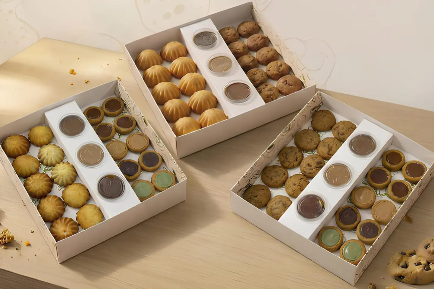 بوكس الجمعات - بوكس كب كوكيز + ميني كوكيز