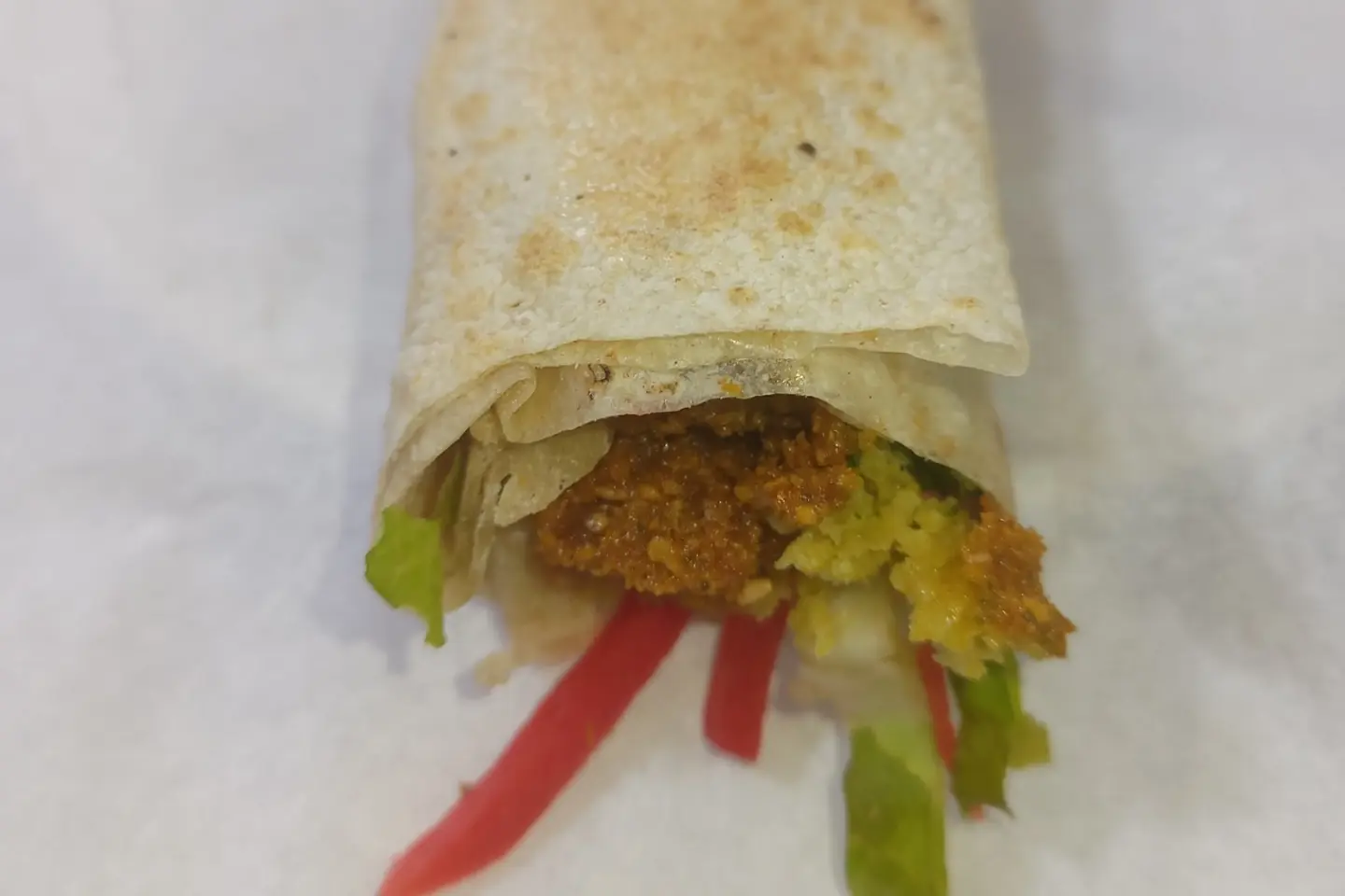Falafel Sandwich With Flatbread - Without Eggs