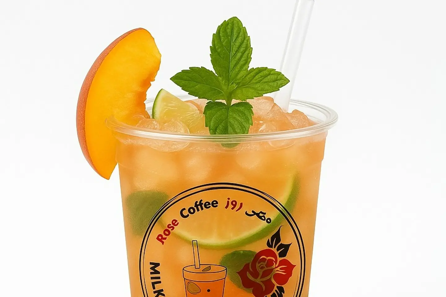 موهيتو الخوخ - كبير