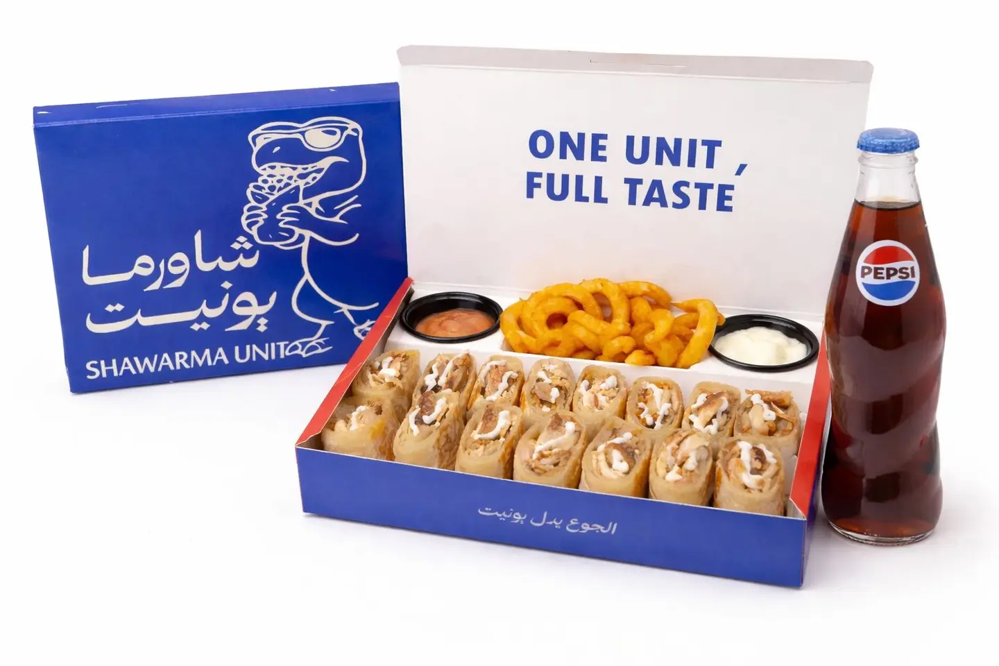 وجبة دبل شاورما كرنشي - عادي