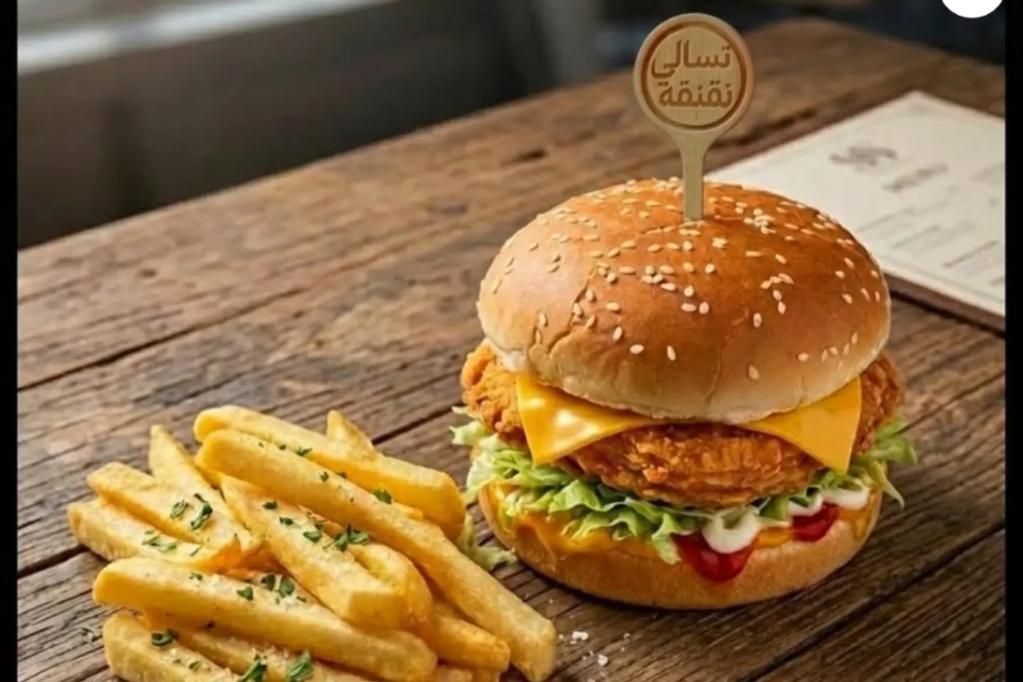 Regular Chicken Burger - Sandwich