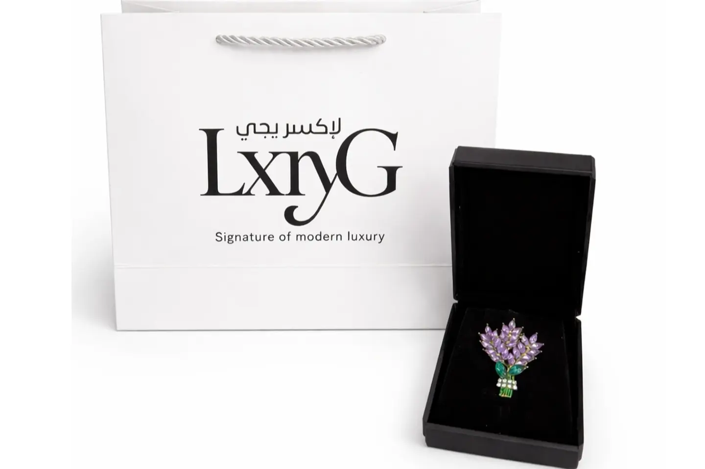 لاكسريجي بروش الخزامى ٠٠٠ - بدون اضافة ورد