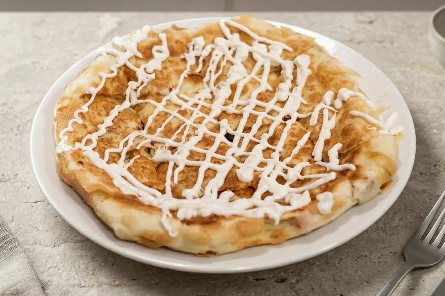 فطيرة رانش دجاج - صغير