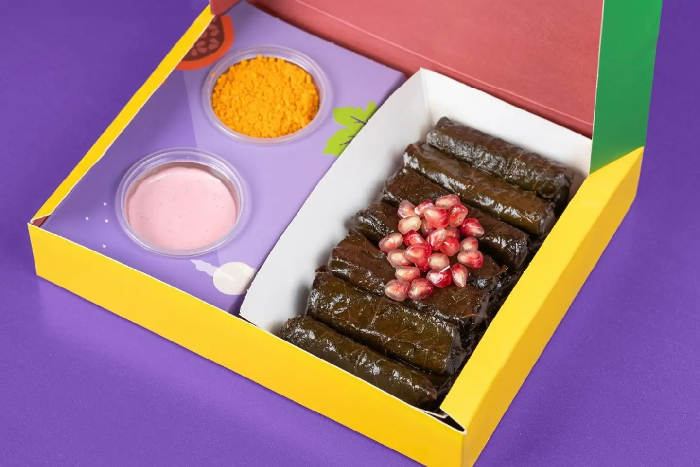 ورق عنب دبس رمان -  وسط