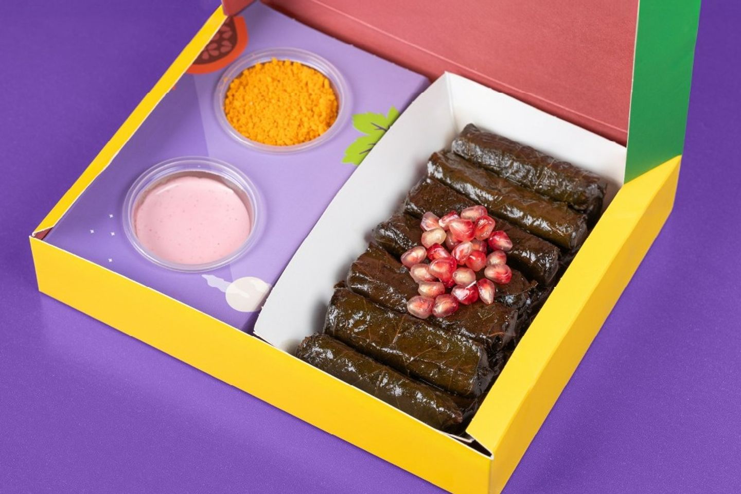 ورق عنب دبس رمان -  وسط
