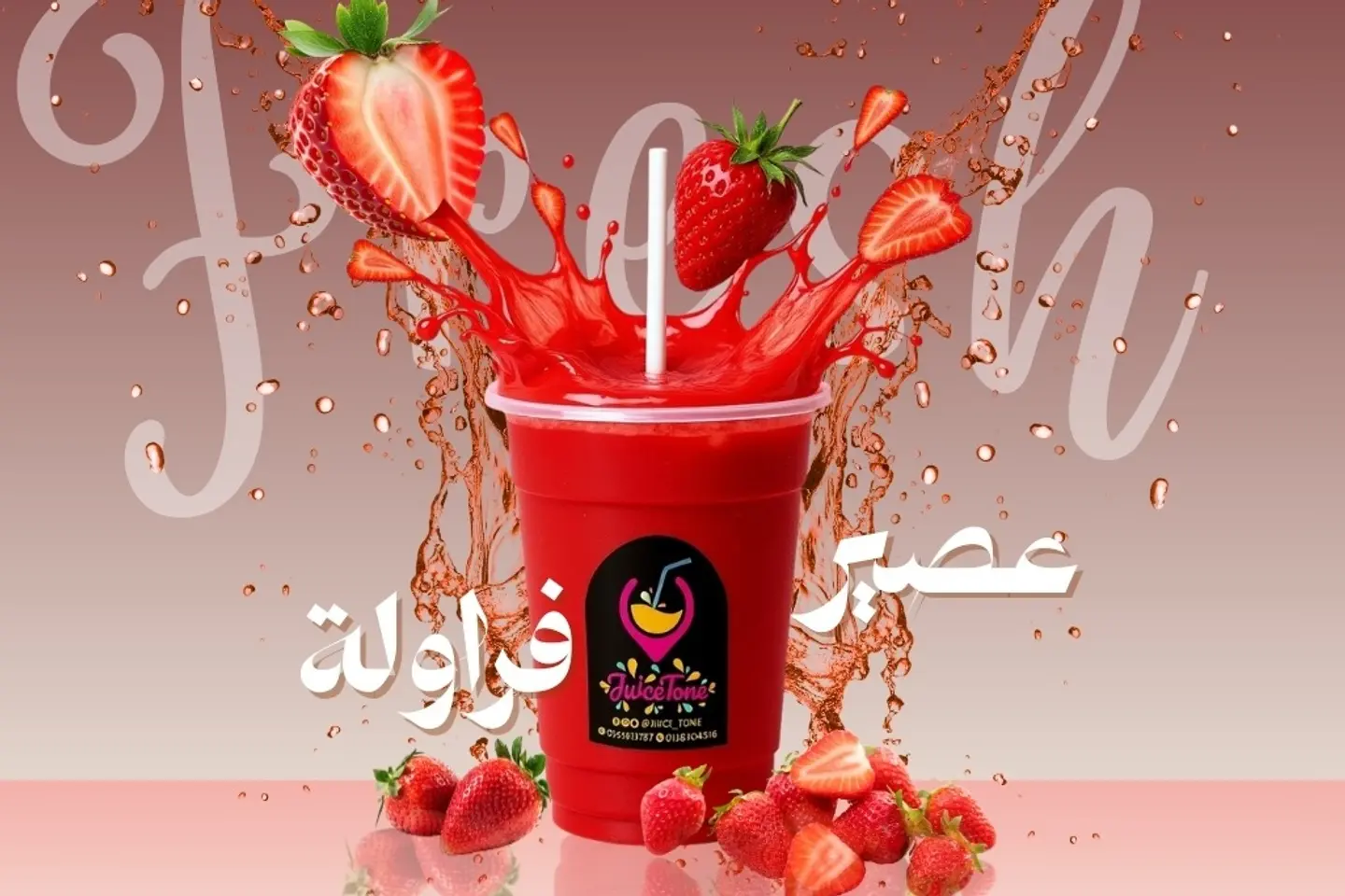 Strawberry Juice - 500 Ml