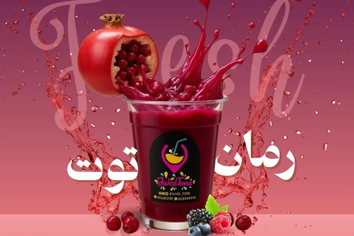 Pomegranate Blueberry Juice - Regular
