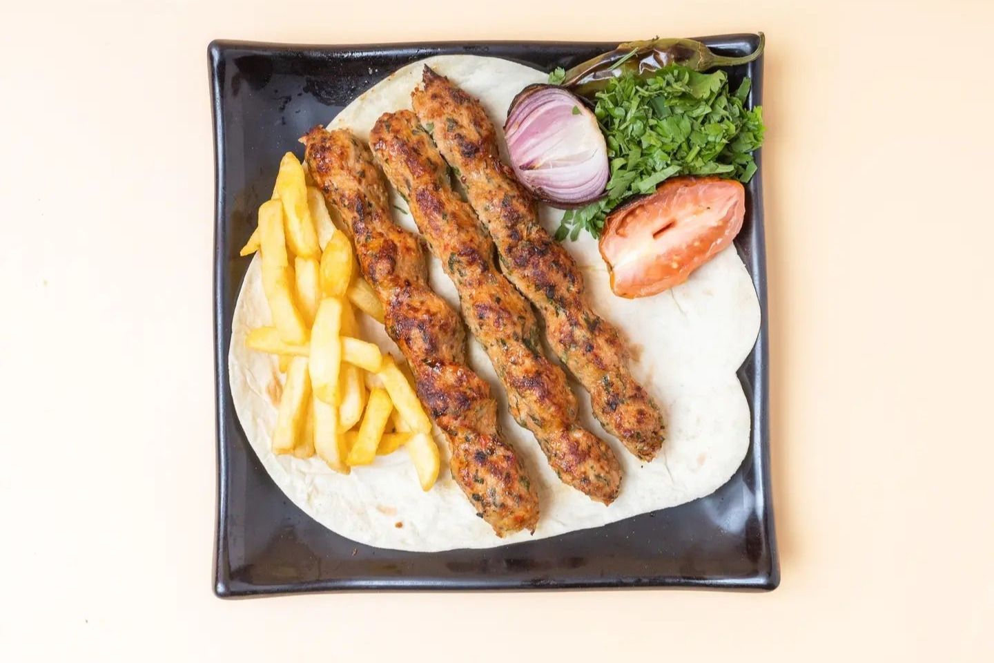 Spicy Halabi Chicken Kebab - For One Person