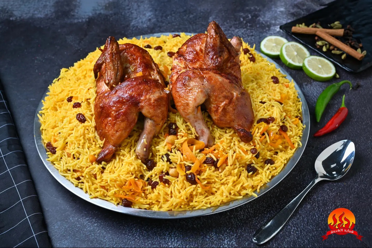 نص حبة دجاج شواية