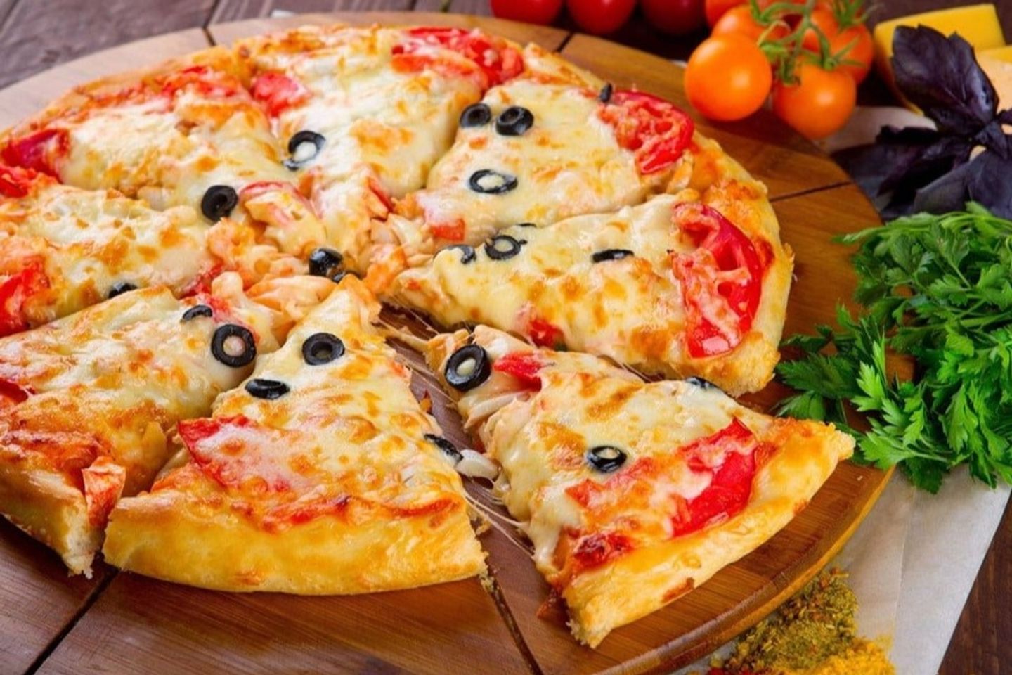 Triple Sauce Pizza - Medum