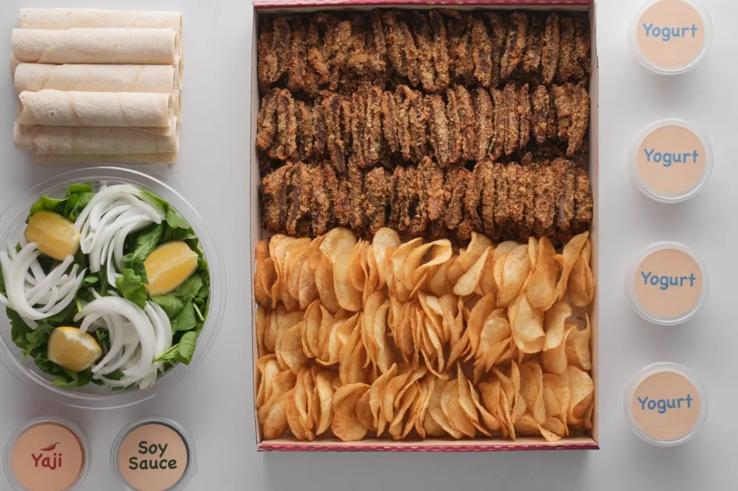 Gathering Box 6 8 Pax - Mix Beef And Chicken